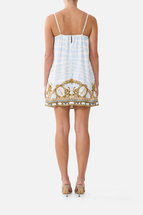 Square Neck Short Slip Dress - Spirit of Stripes Spirstri
