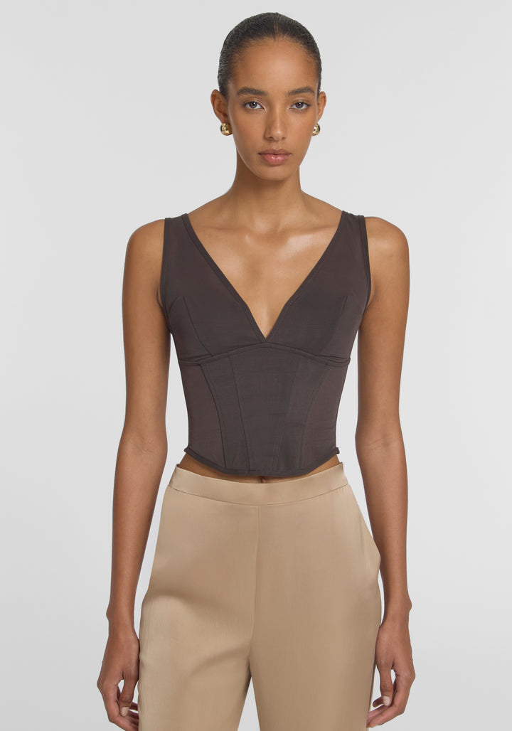 CASANOVA BUSTIER - CHOCOLATE