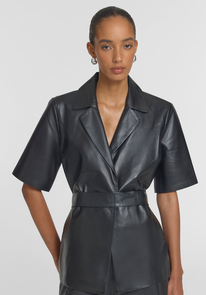 CHORUS LEATHER SHIRT