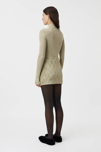 Aretz Mini Skirt - Champagne