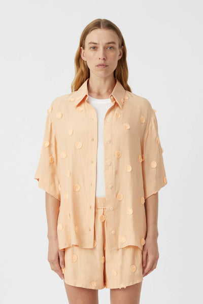 OTTILLIE SHIRT - APRICOT SORBET