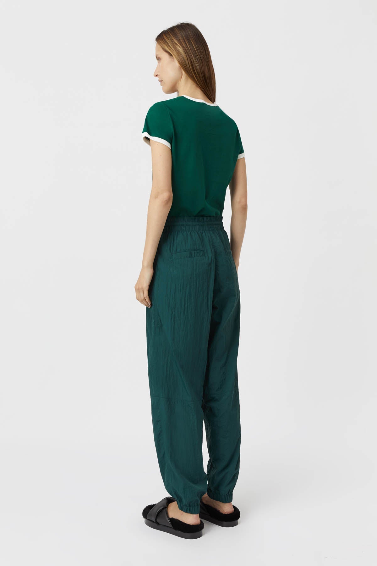 Zillion Nylon Pant - Pine Green