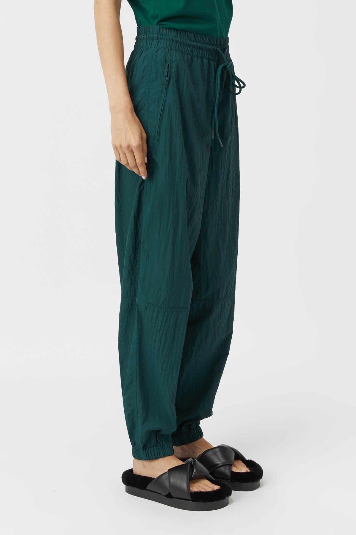 Zillion Nylon Pant - Pine Green