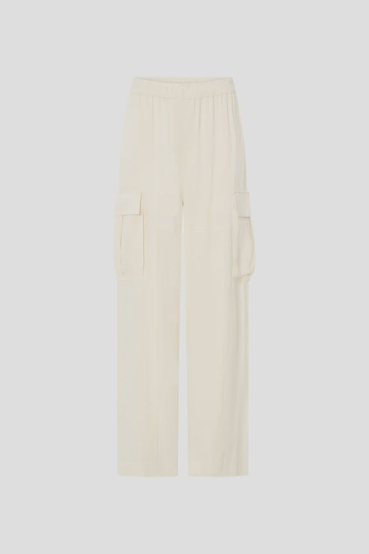 Allegro Satin Pant - Cream
