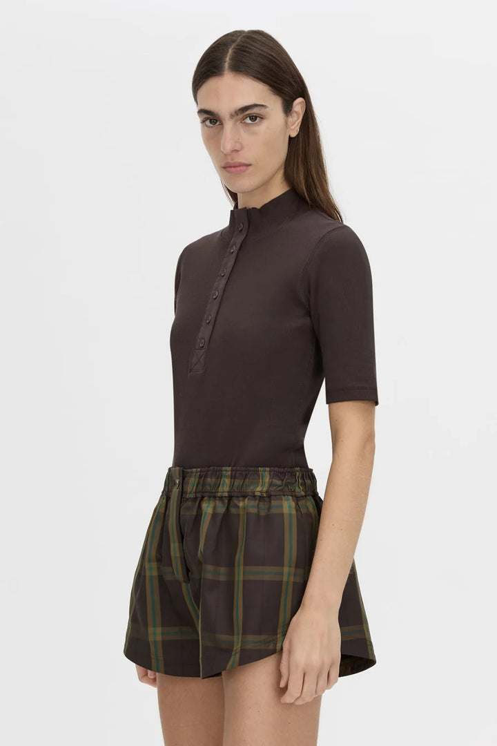 AUBREY ELBOW L/SLEEVE RIB TOP