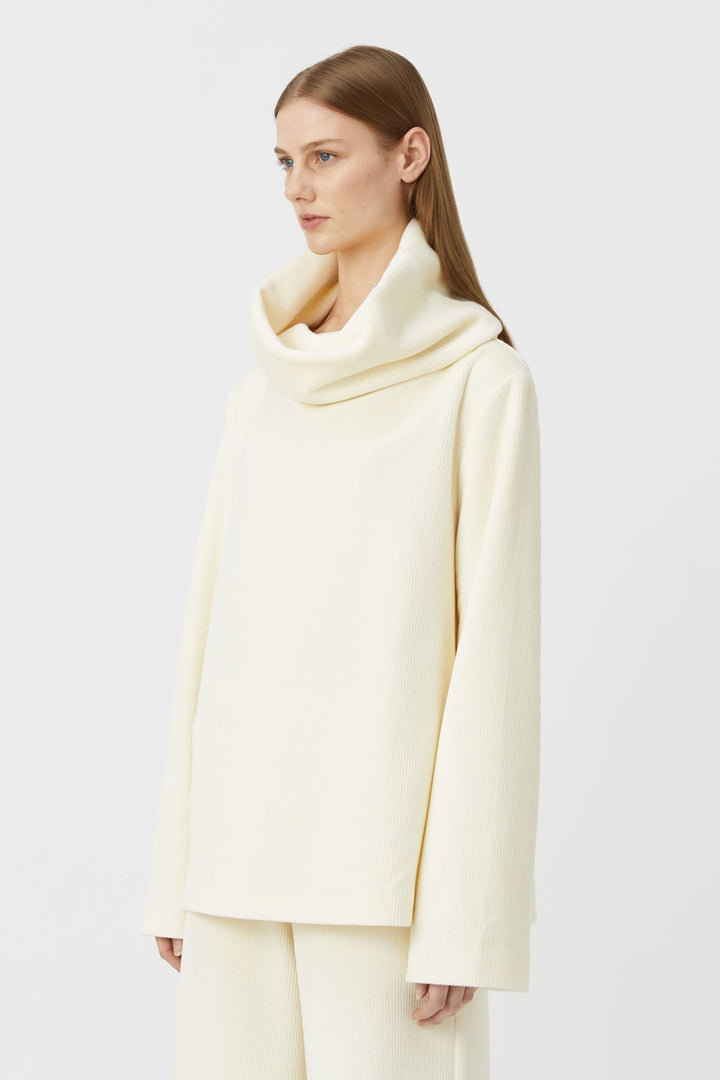 Baie lounge top - Winter White