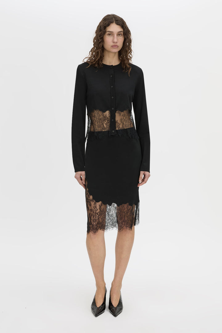 Cayana Lace Knit Skirt