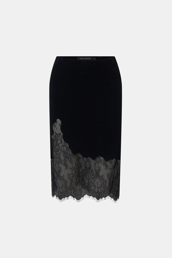 Cayana Lace Knit Skirt