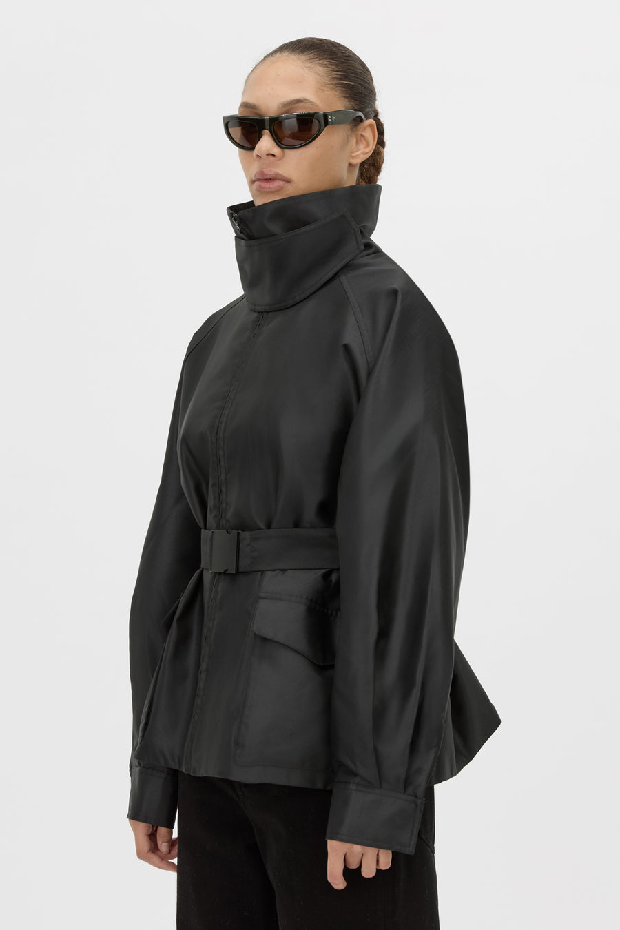 DREA PUFFER JACKET - BLACK