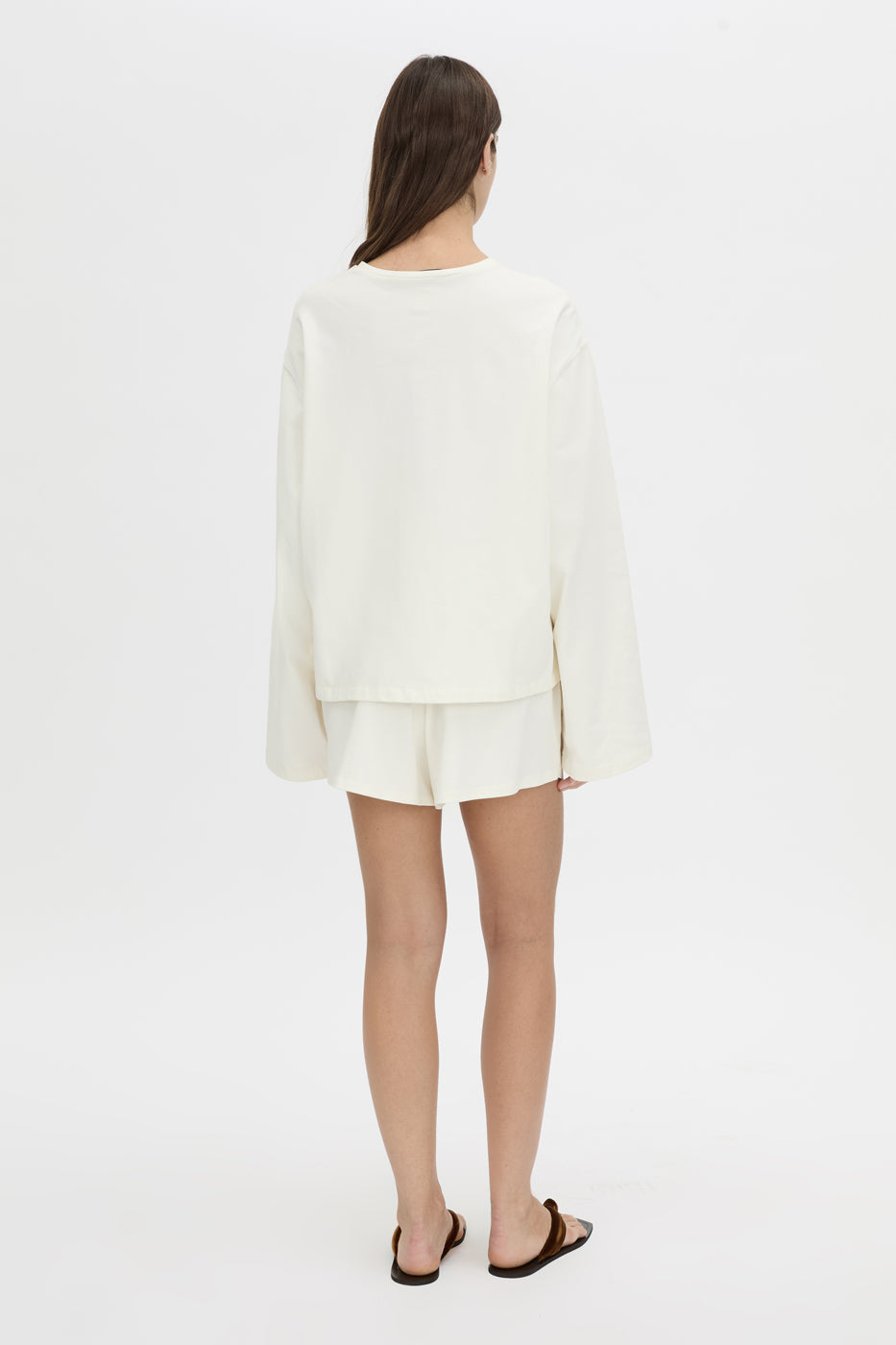 MARIS LONG SLEEVE TEE - SOFT WHITE