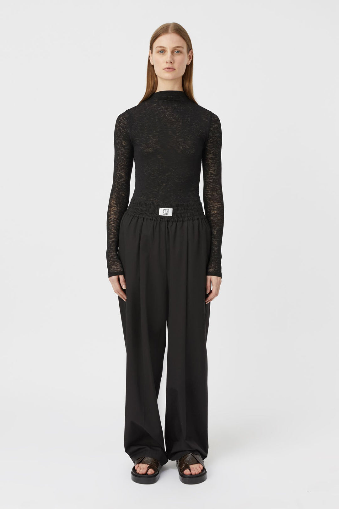 Matinee Long Sleeve Top - Black