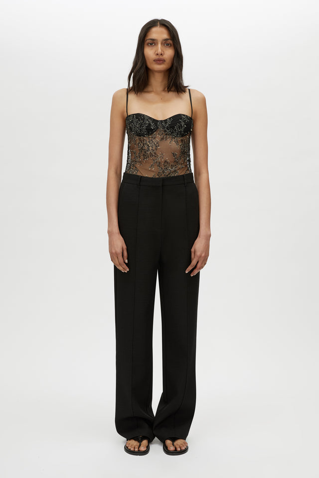 Peregrine Lace Bodysuit - Black