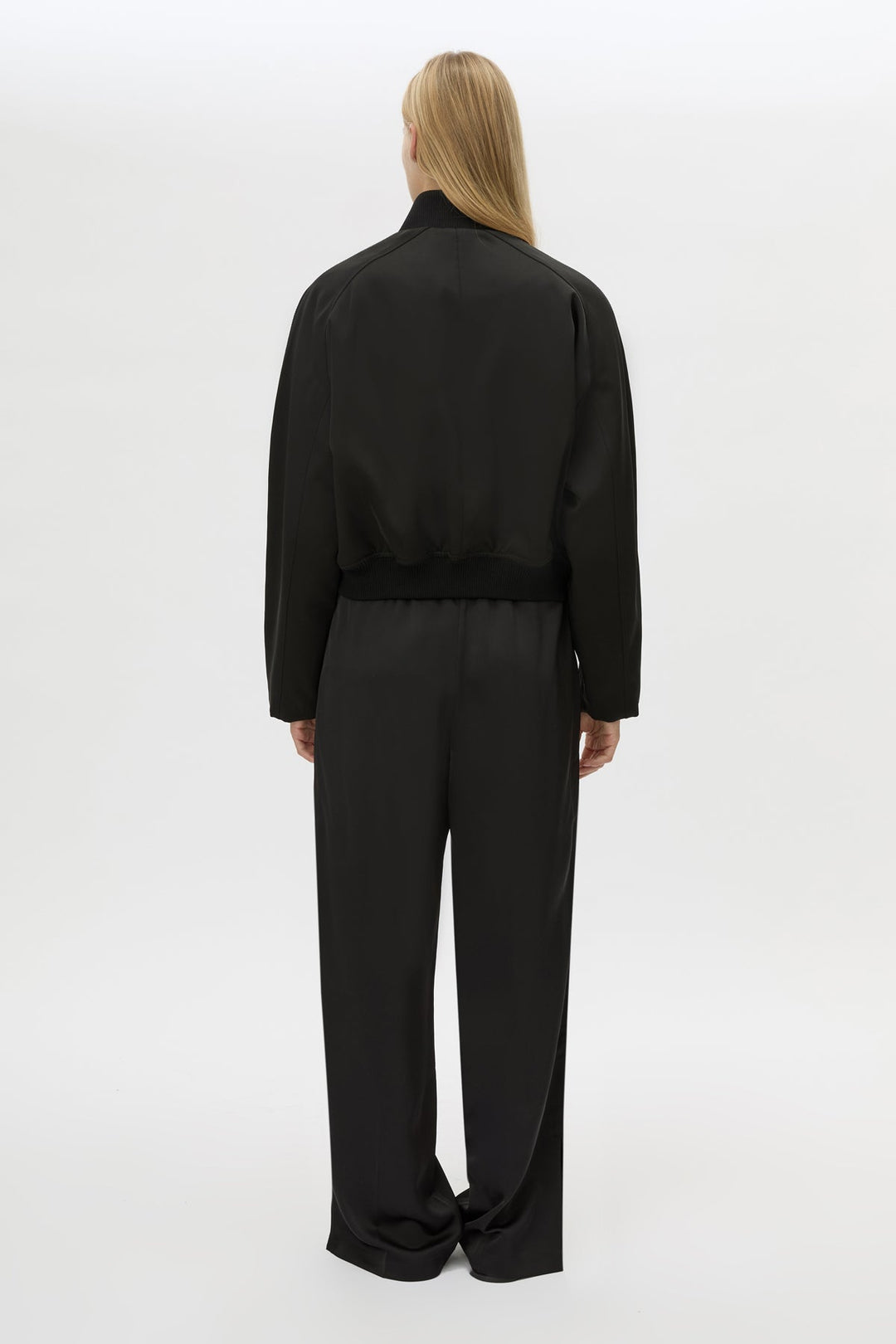 TAMAR SATIN BOMBER JACKET