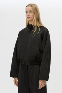 TAMAR SATIN BOMBER JACKET