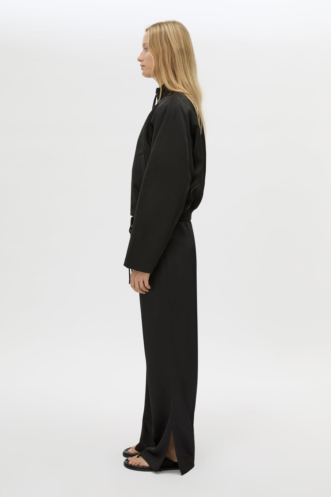 TAMAR SATIN BOMBER JACKET