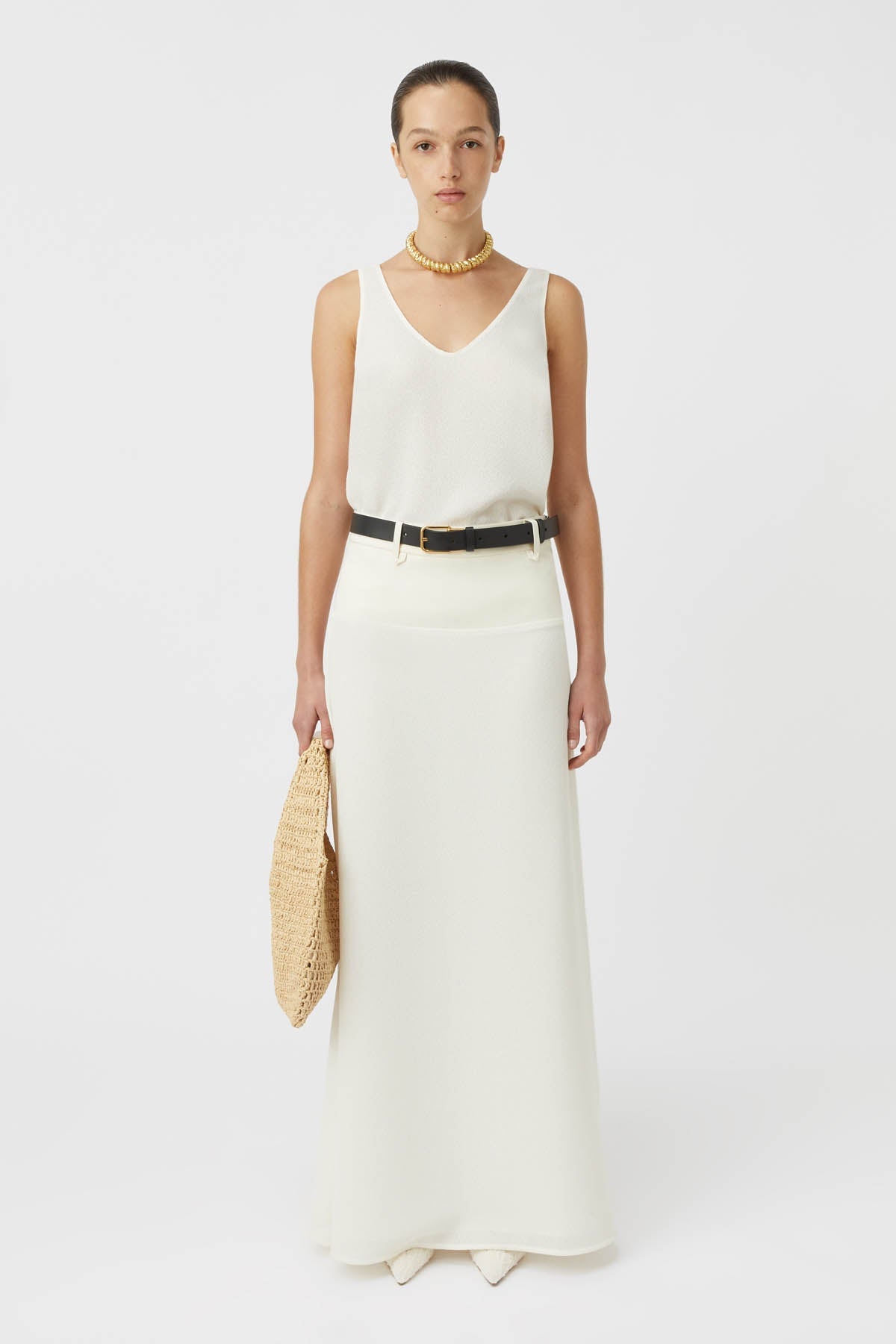 Taylor Maxi Skirt - Cream