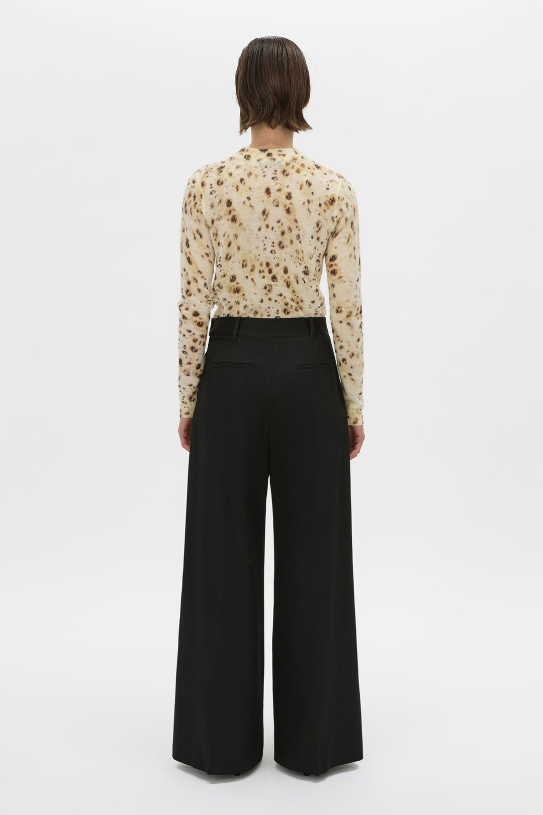 Teneva Printed Knit Sweater
