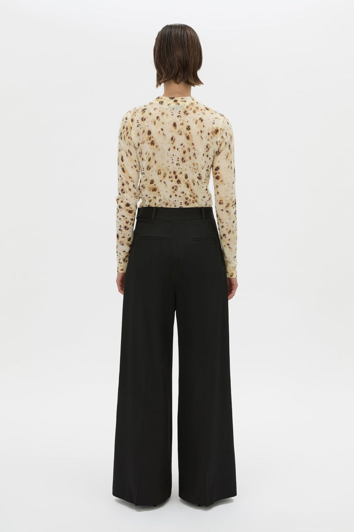 Teneva Printed Knit Sweater