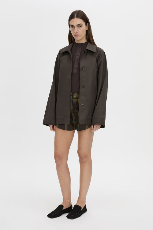 WINTON CHECK MINI SHORT