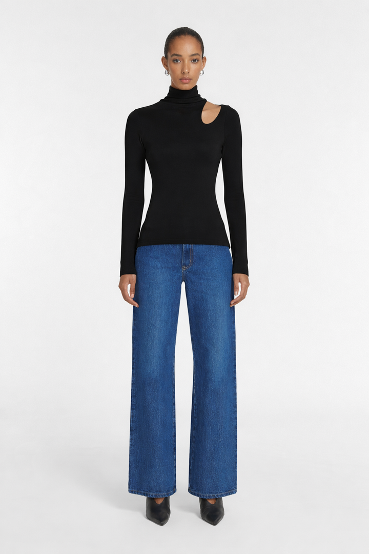 SLOANE TOP - BLACK