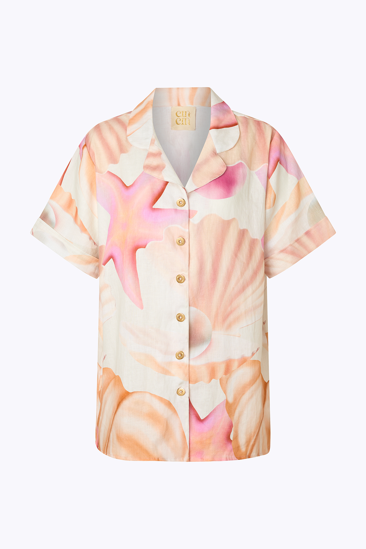 Troppo Bowling Shirt - Tahiti Pink