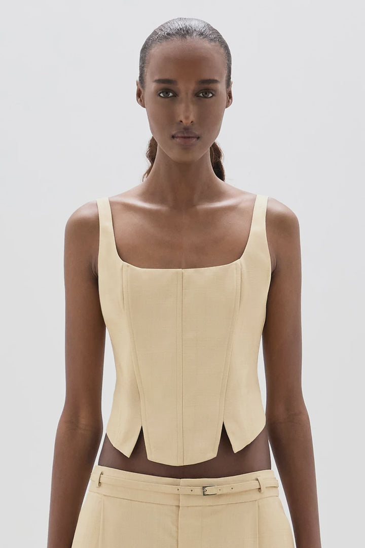 Bronte Fitted Bodice - Beige