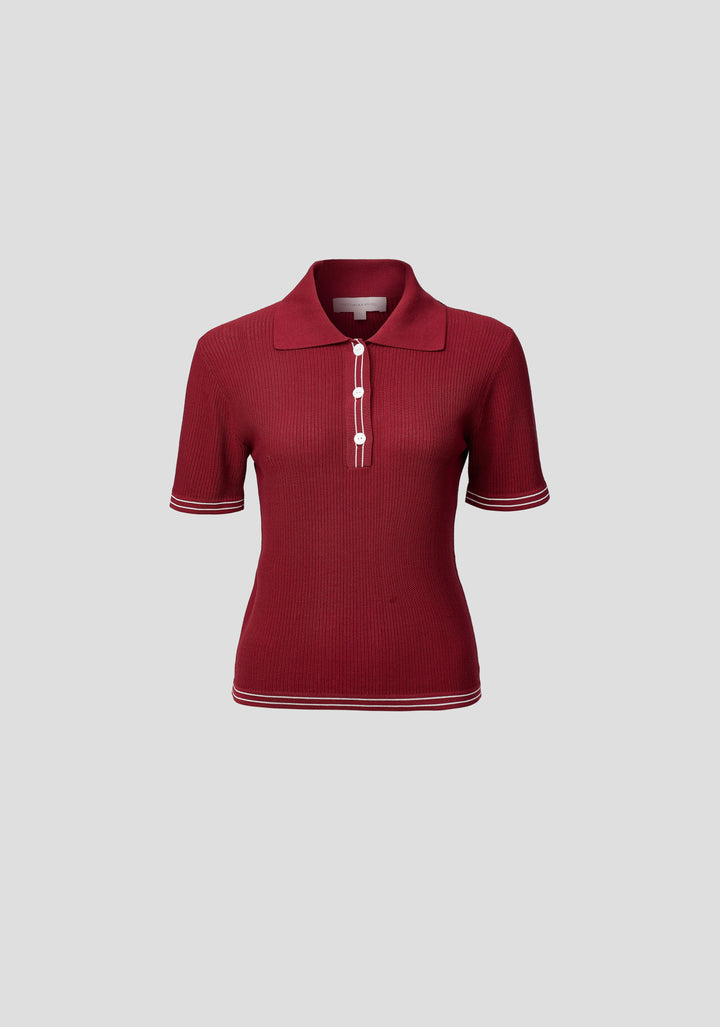 Masquerade Polo - Deep Red