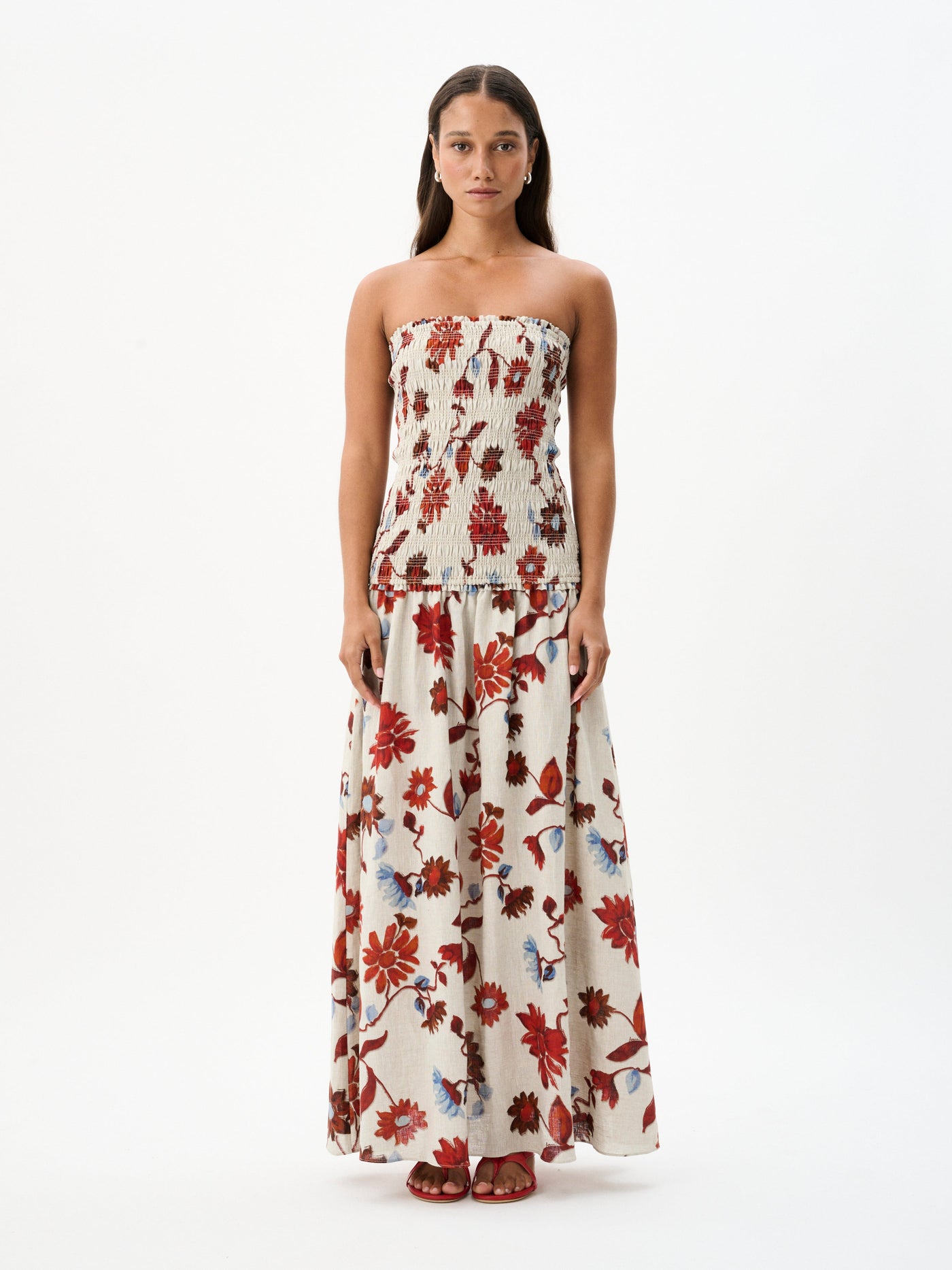 Millie Dress - Cactus Bloom Sand