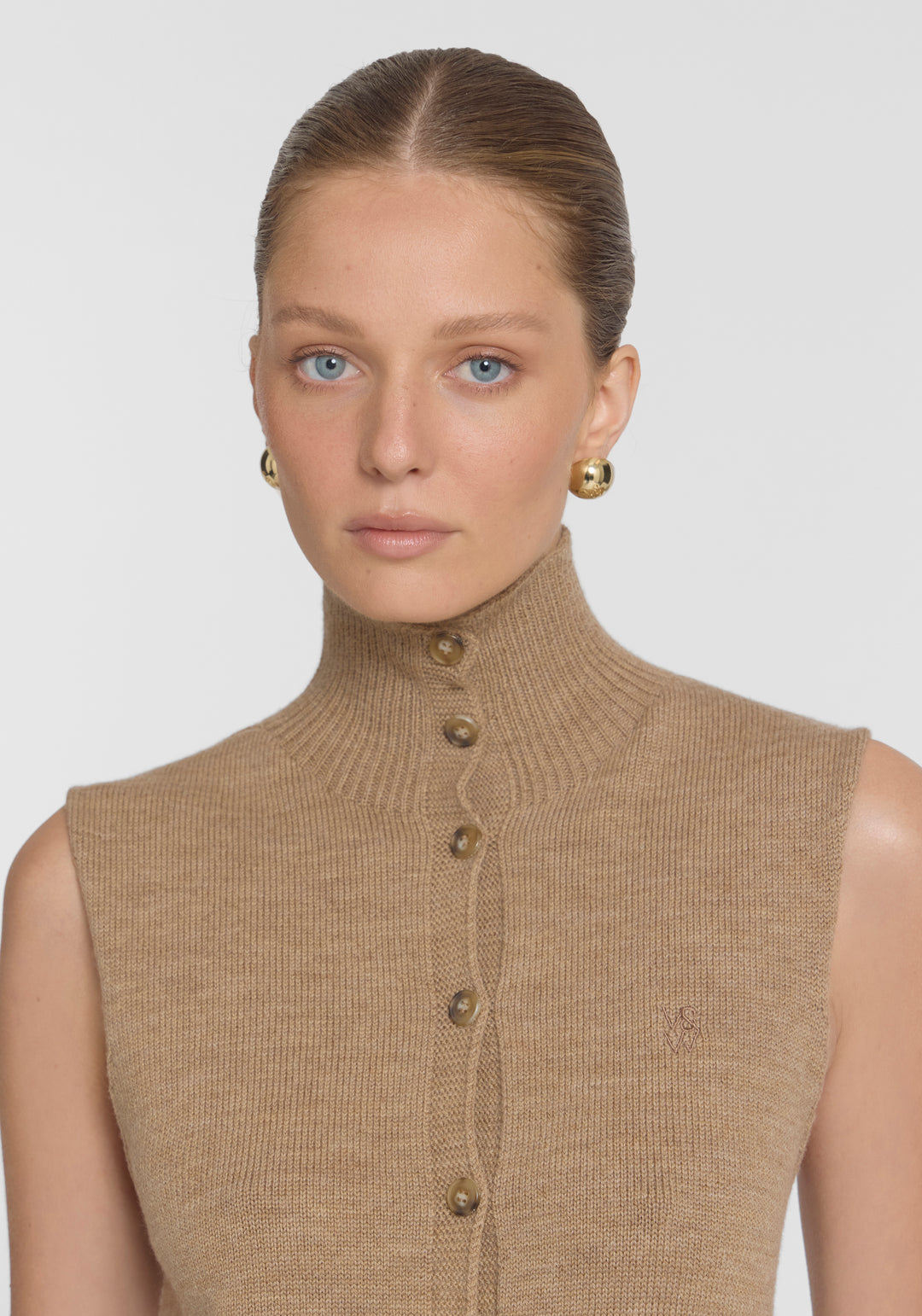 DOMINIC VEST - WICKER MARL