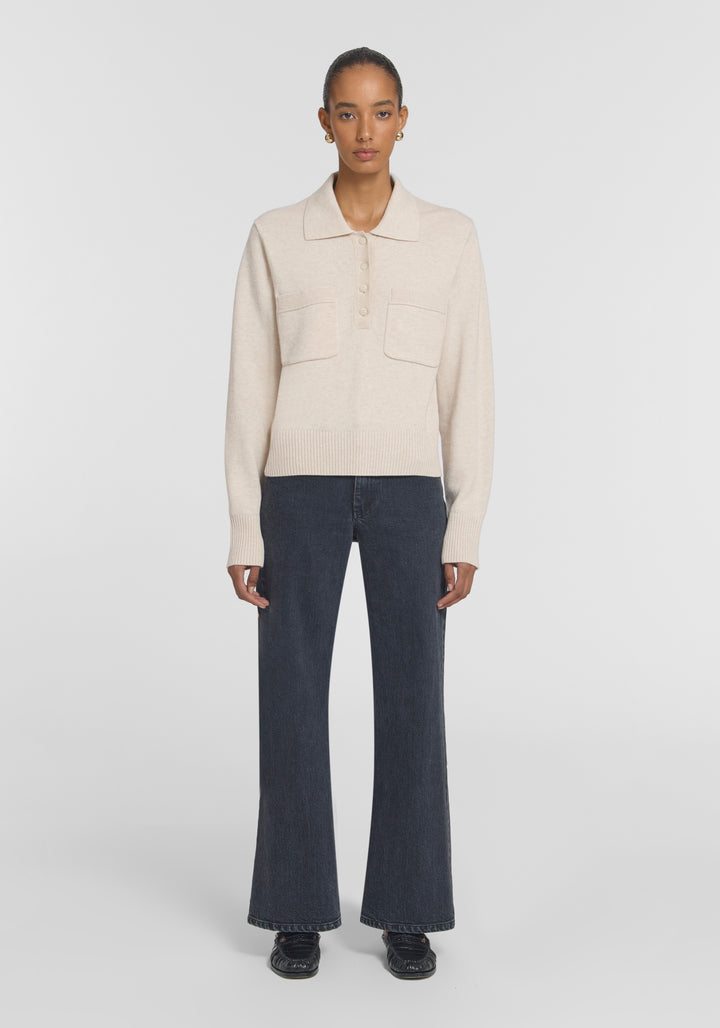 DUPLICITY KNIT - OAT MARLE