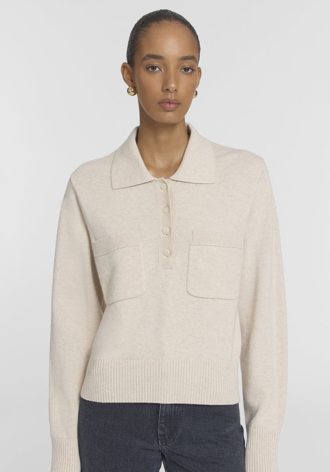 DUPLICITY KNIT - OAT MARLE