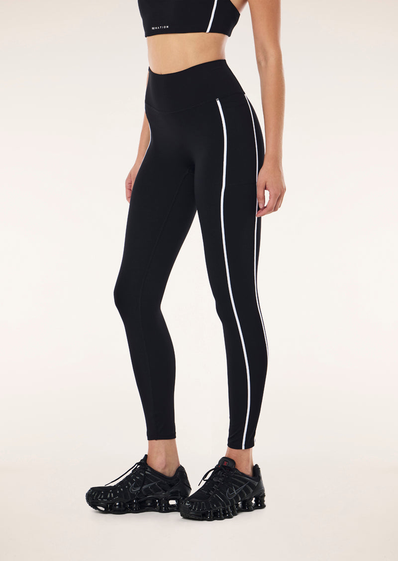 DYNAMIC FULL LENGTH LEGGING - BLACK