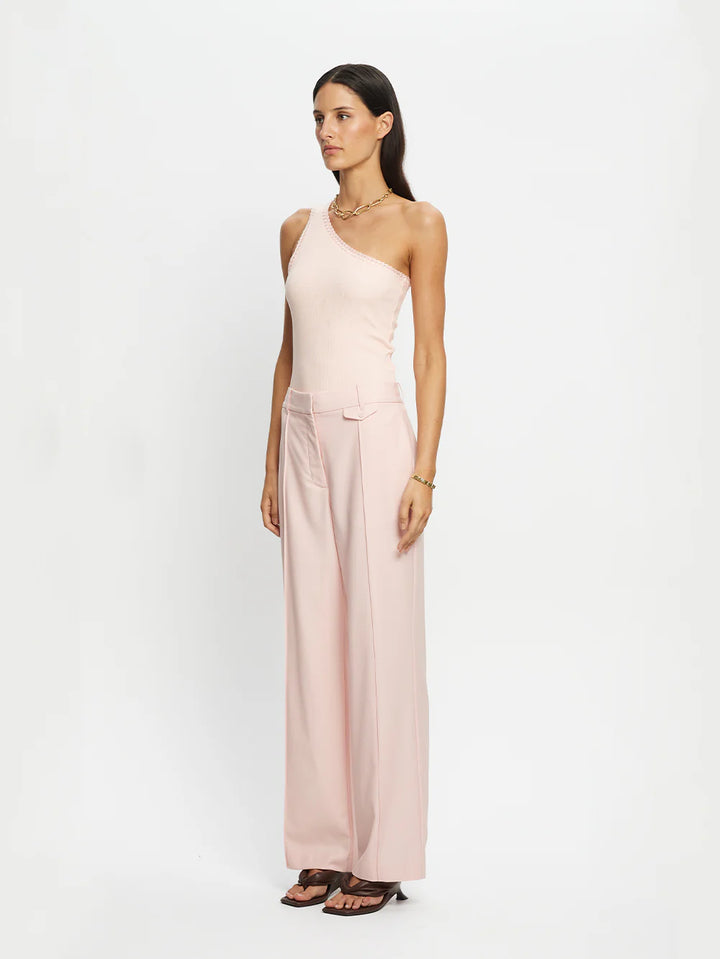 Tallulah One Shoulder Tank- Pink