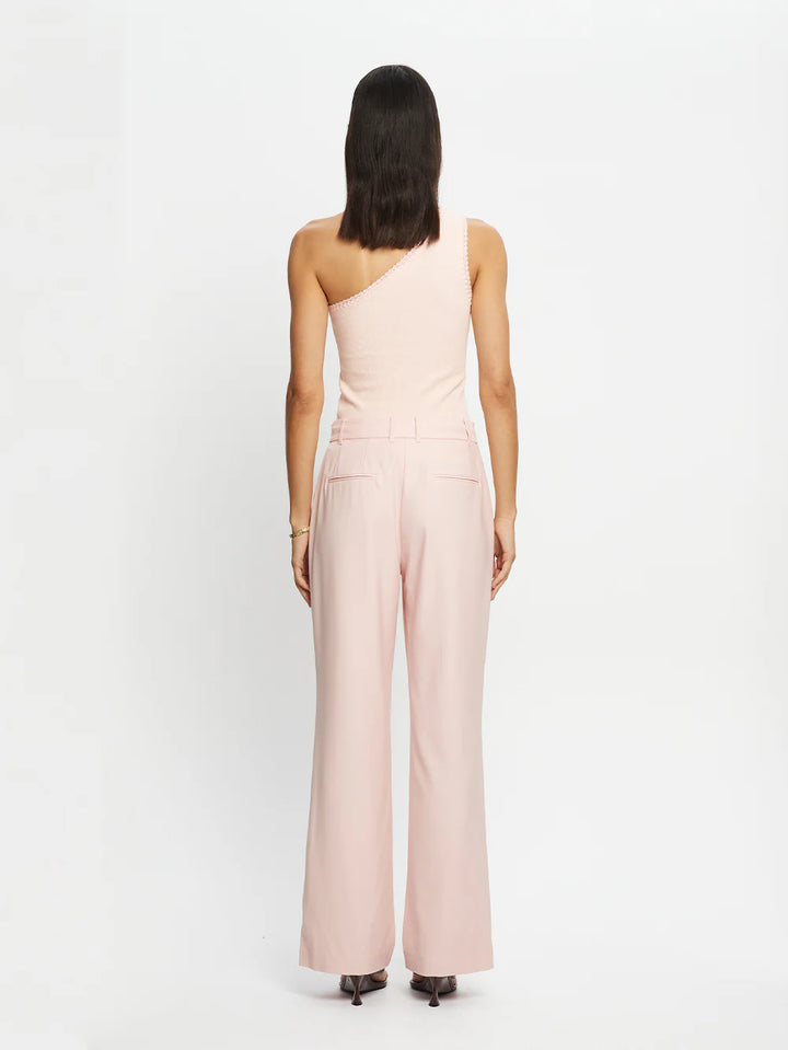 Tallulah One Shoulder Tank- Pink