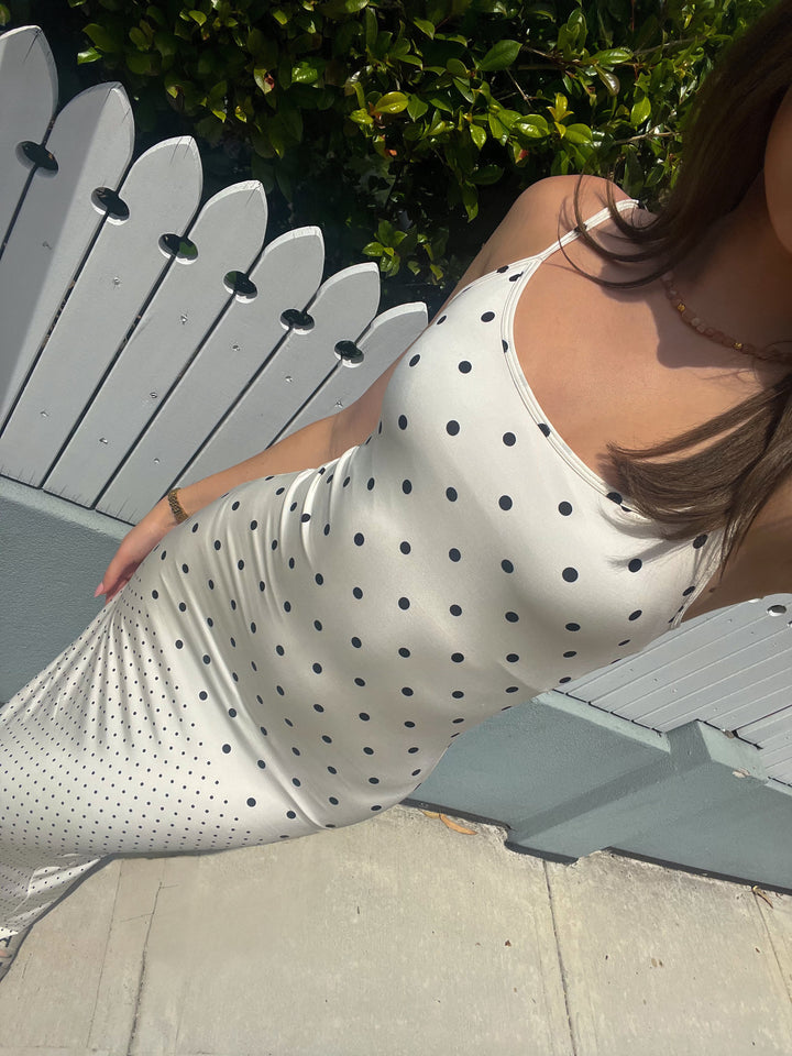 Classic Slip Dress - Polka