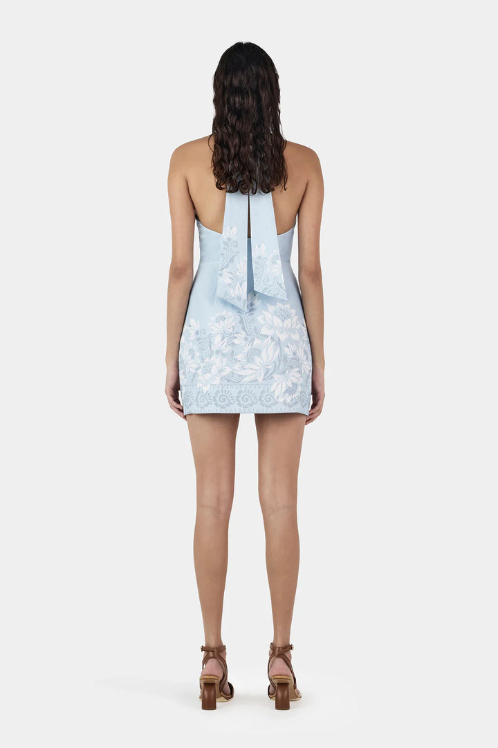 Ellison Linen Mini Dress - Bells Beach