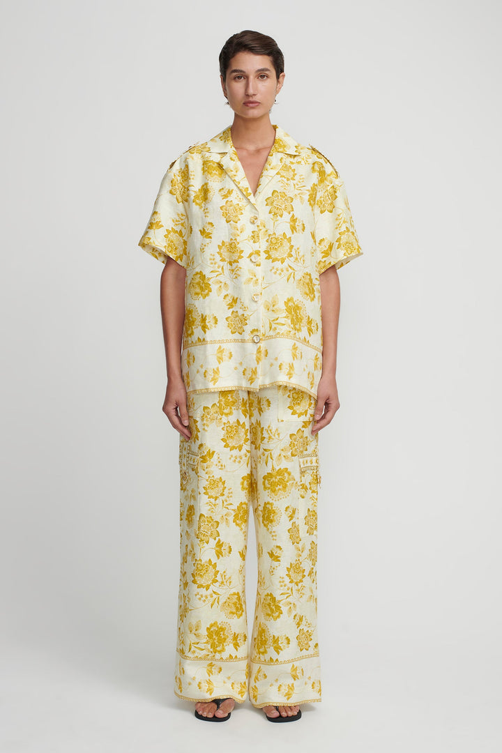 Esme Oversize Shirt Golden Nectar