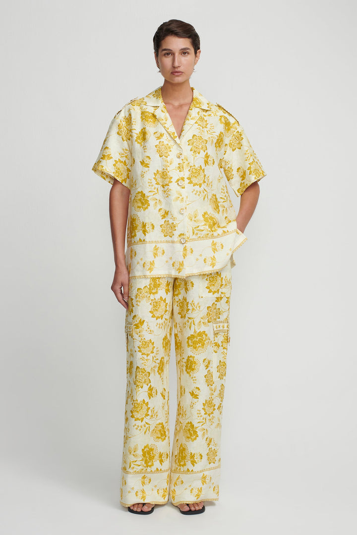 Esme Oversize Shirt Golden Nectar