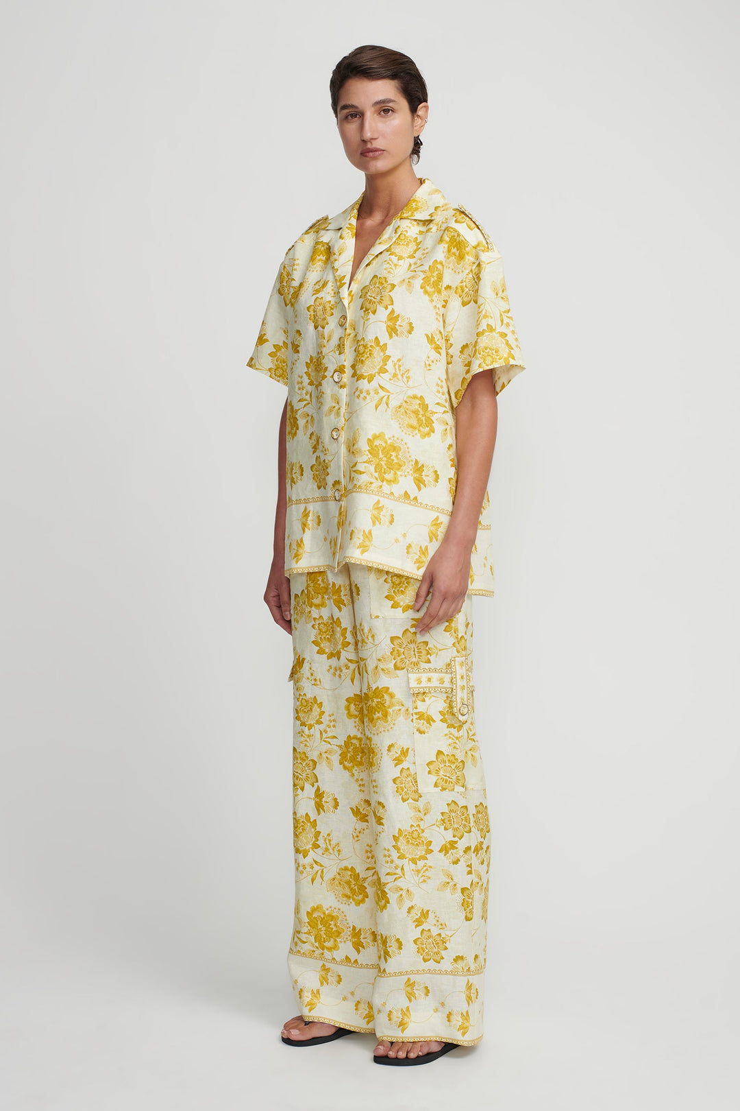 Esme Oversize Shirt Golden Nectar
