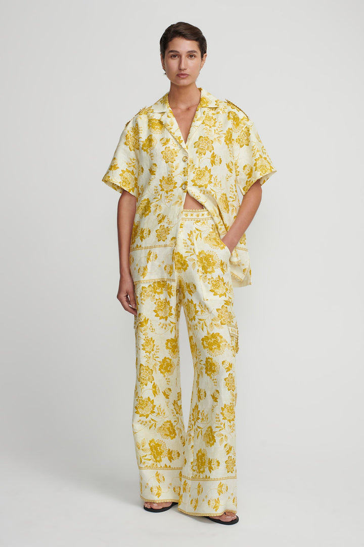 Esme Oversize Shirt Golden Nectar