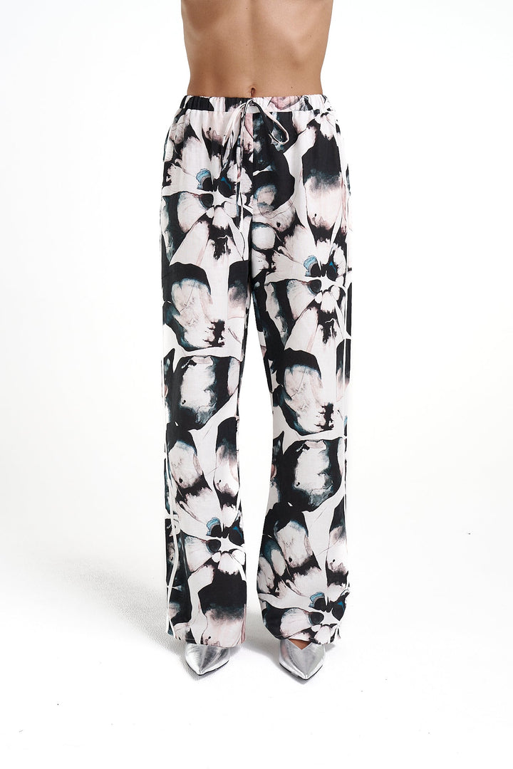 Elastic Pants w/ Stripe - Everlast