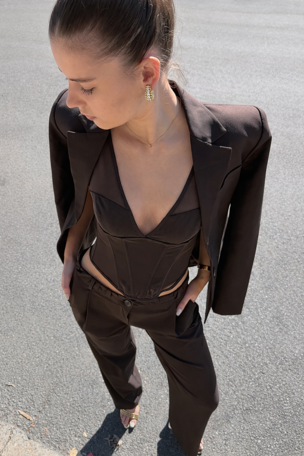 CASANOVA BUSTIER - CHOCOLATE