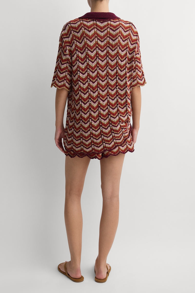 Luis Short - Blanca Stripe
