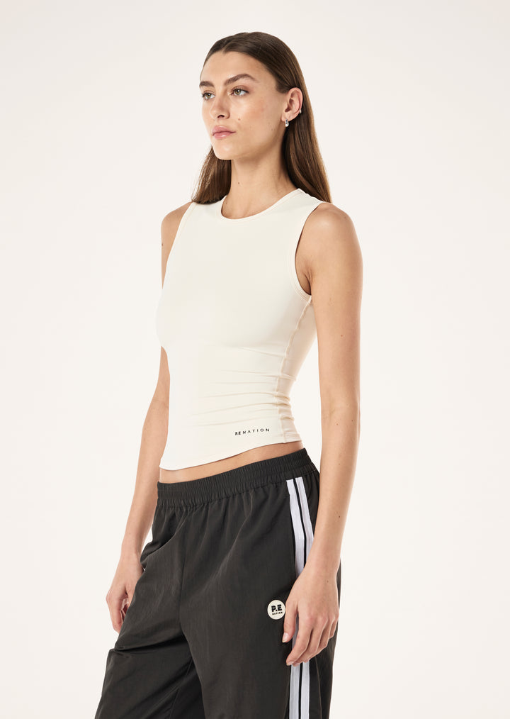 FOUNDATION MUSCLE TANK - WHISPER WHITE
