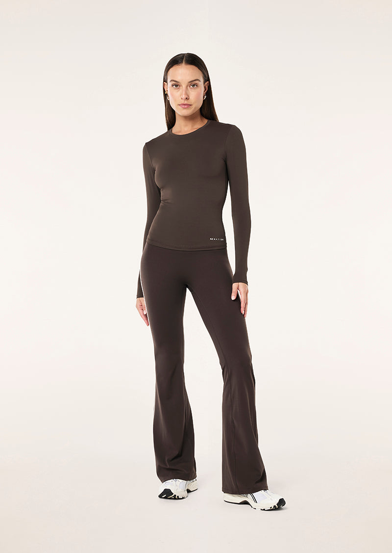 Preview piping legging - coffee