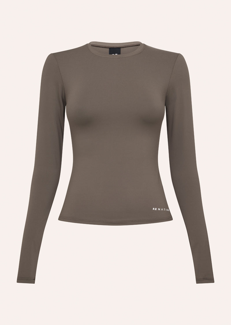Foundation LS Top - Major Brown