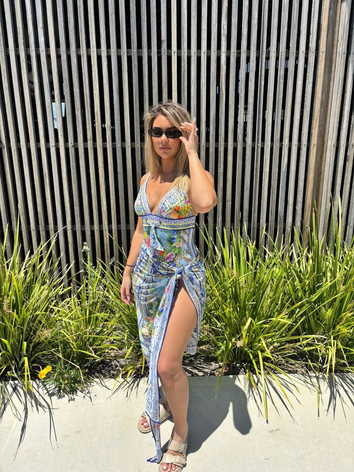 Long Eyelet Sarong - Wall To Wall Wonders