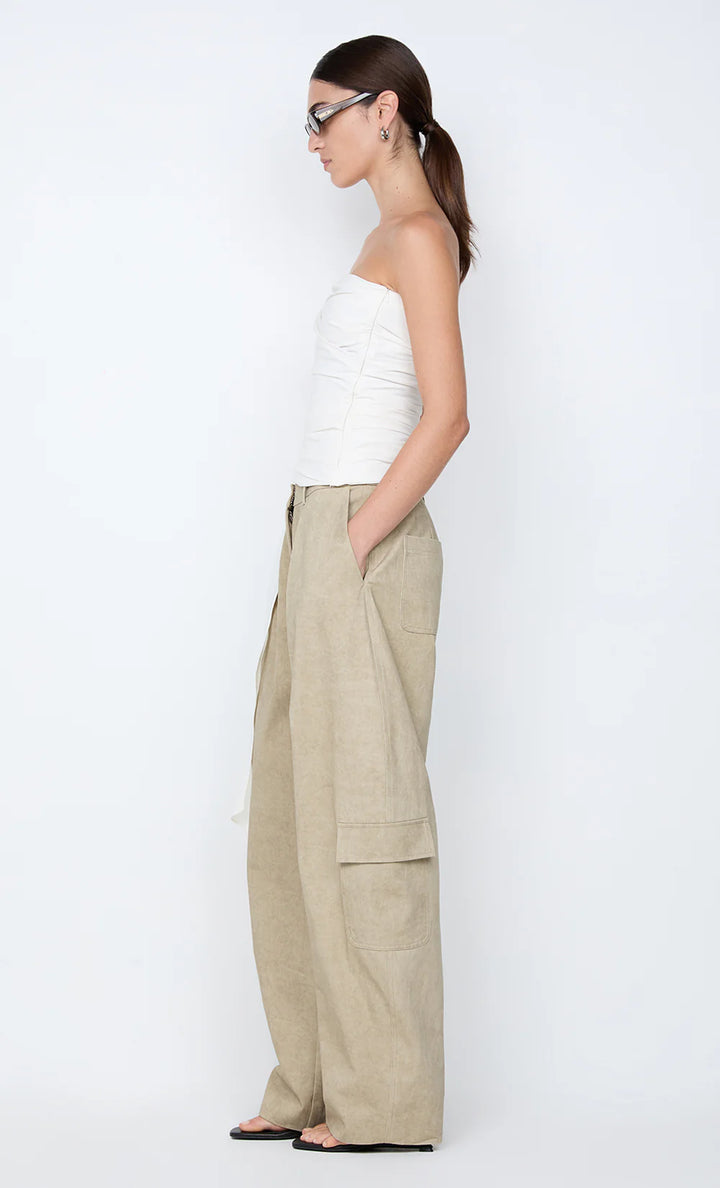 Belle Strapless Top - Ivory