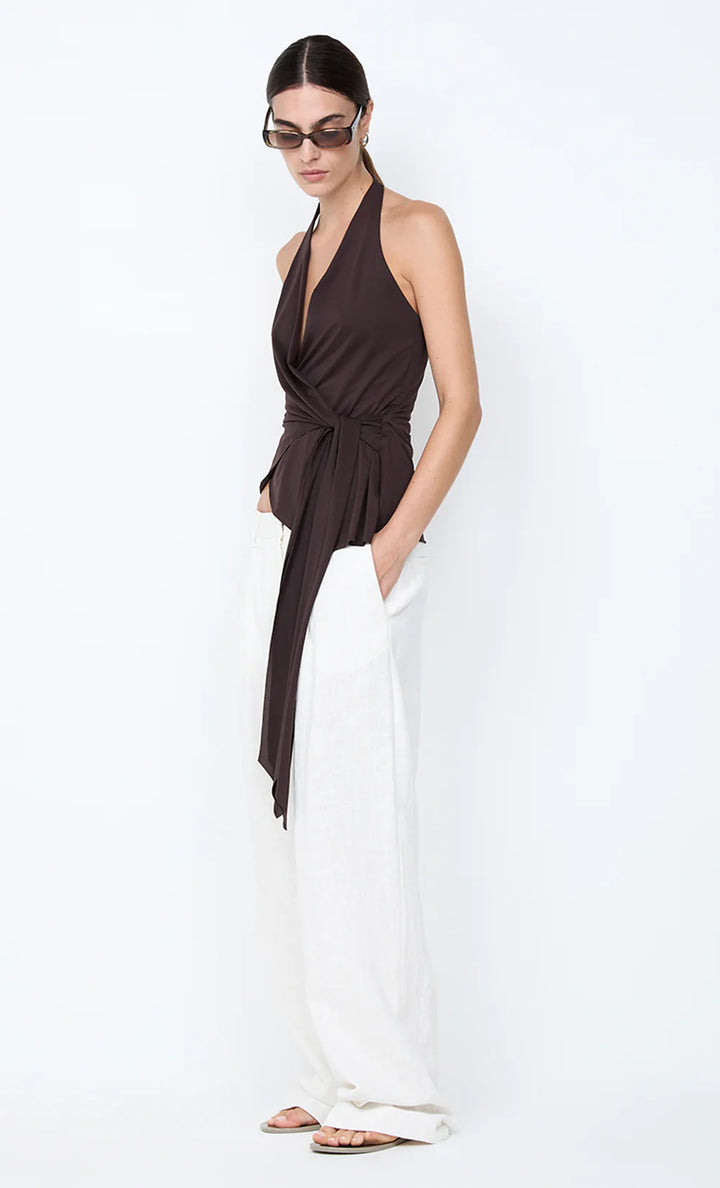 Vinnie Wide Leg Pant - White