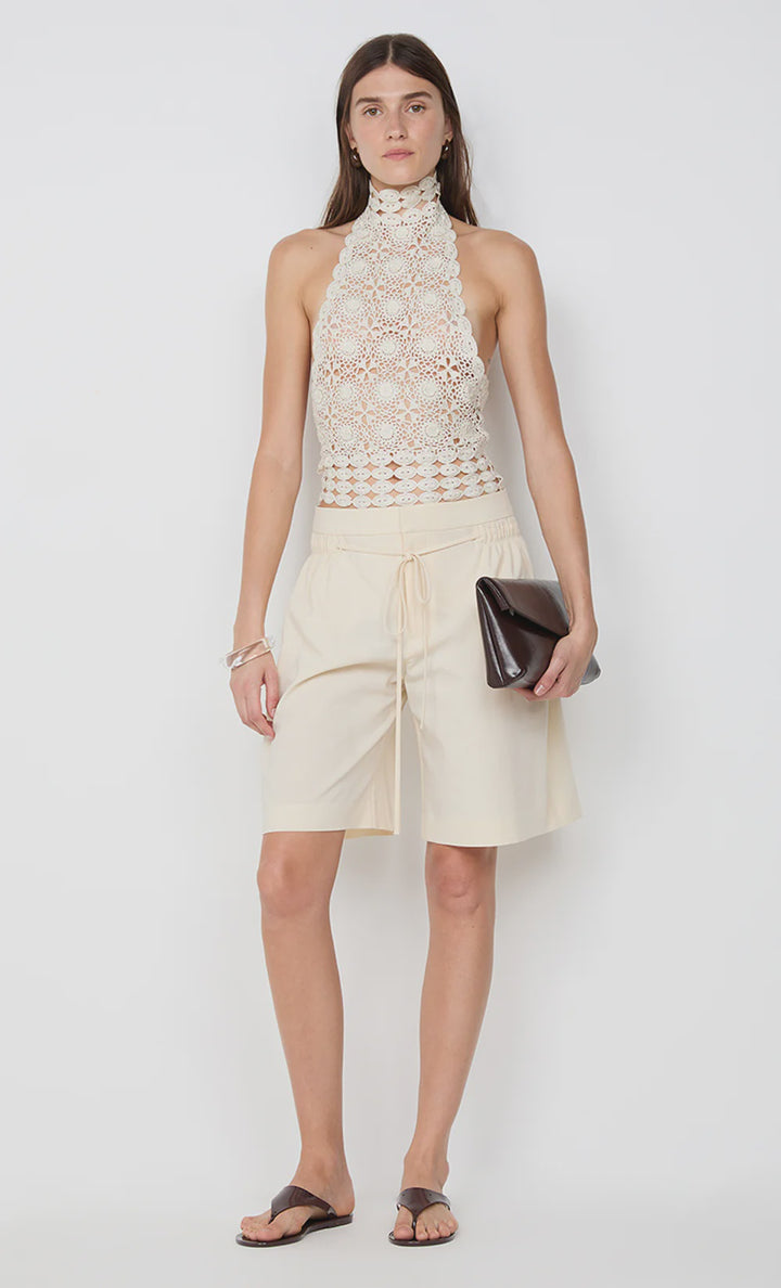 Astrid Bermuda Short - Ecru